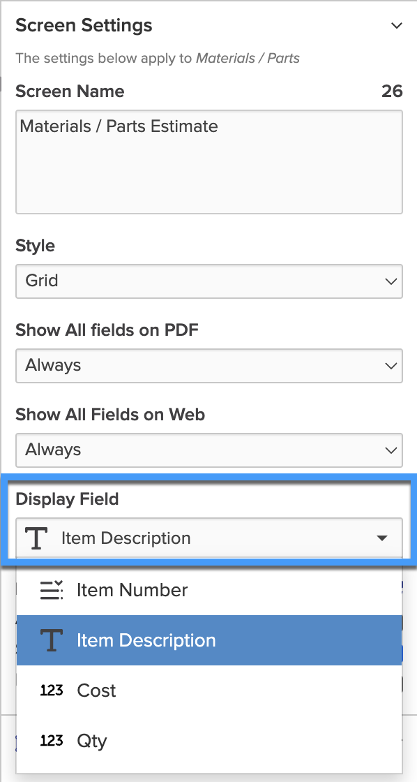 AFB_Loop Screen Settings_Display Field.png