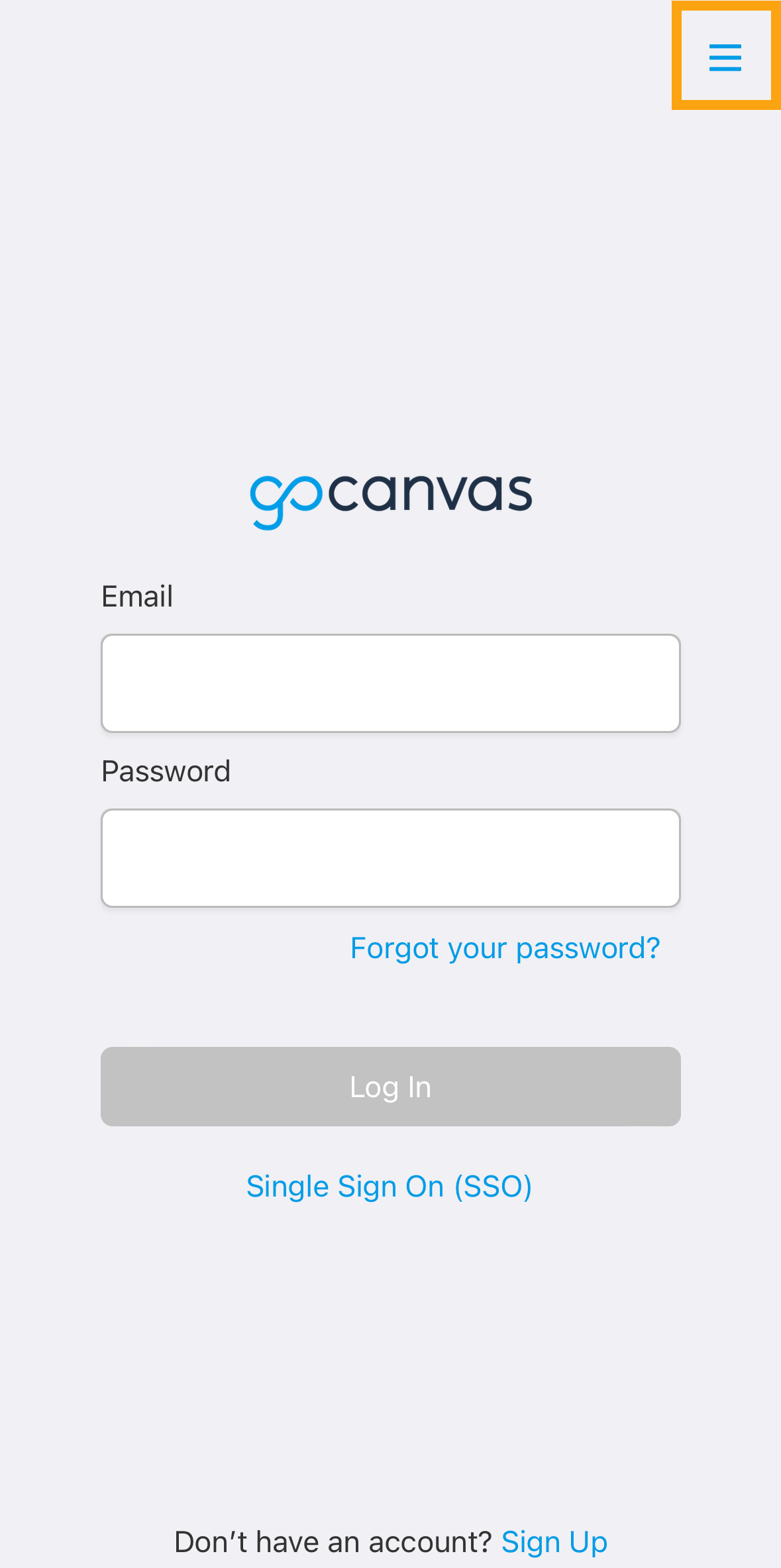 iOS_Login Screen_Triple Bar Menu.png