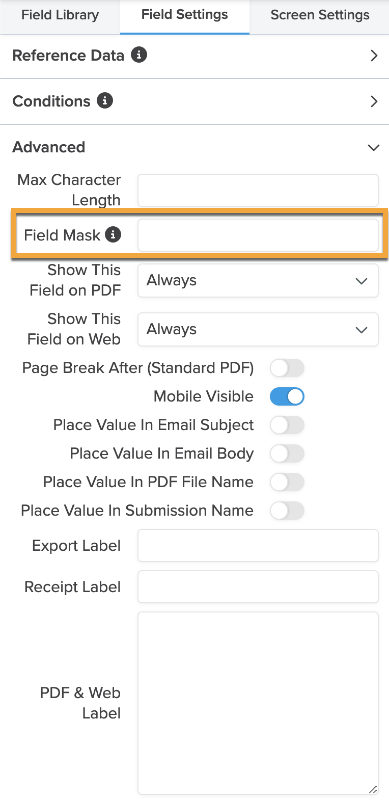 Builder_Single Line Text_Field Settings_Advanced_Field Mask.png