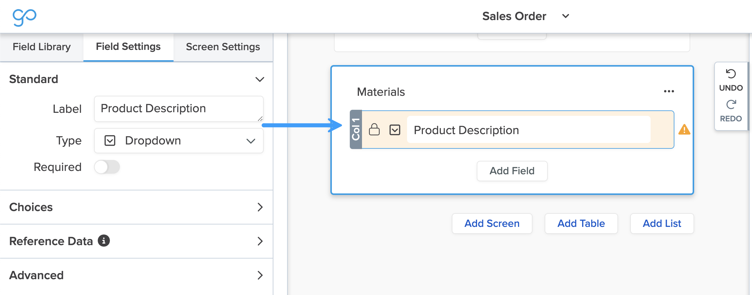 Builder_Table_Key Field Settings_Single Choice.png