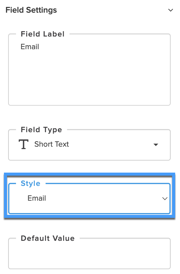 LB_Short Text_Field Settings_Style_Email.png