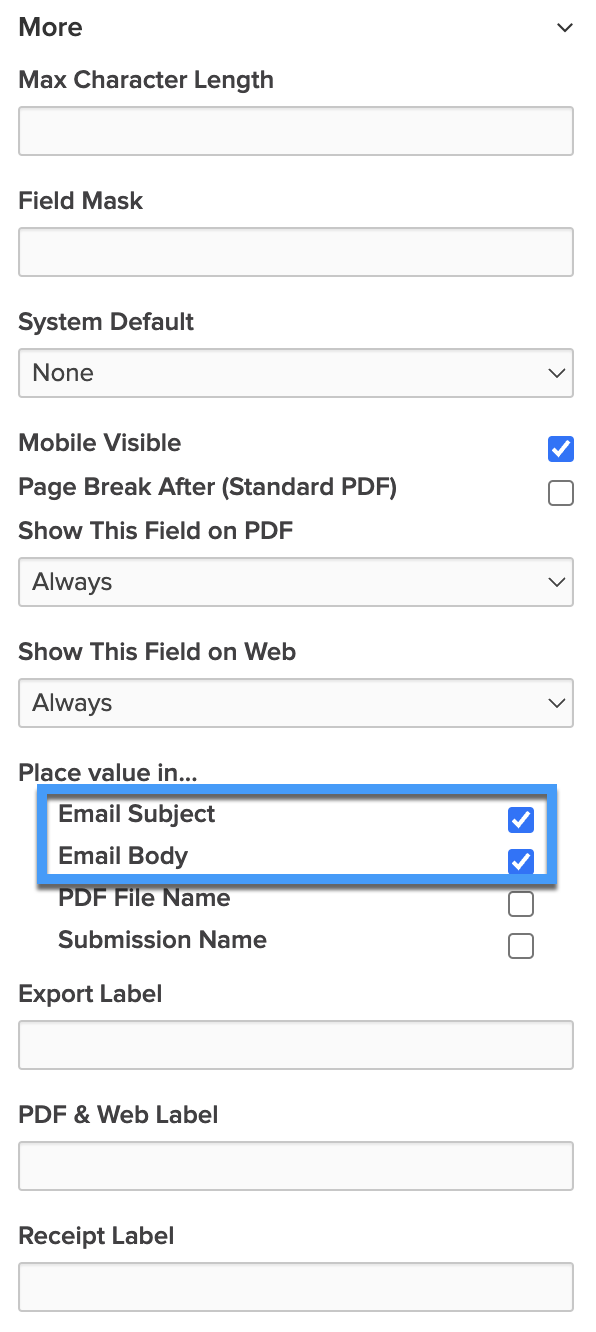 AFB_Field Settings_Place Value In Emails.png
