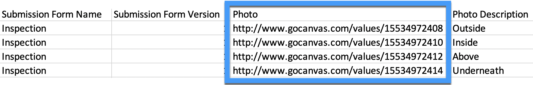 Submissions Tab_Export to CSV_Photo Links.png