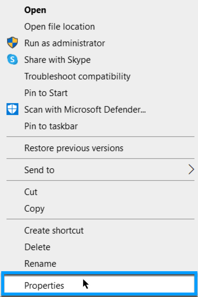 Desktop_GoCanvas Icon_Right Click_Properties.png