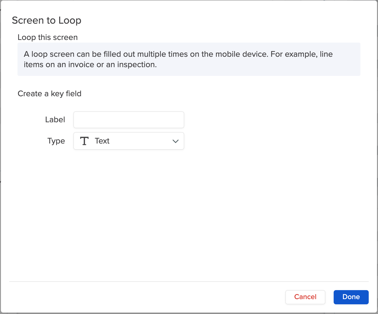 Builder_Convert to Loop_Create a Key Field.png