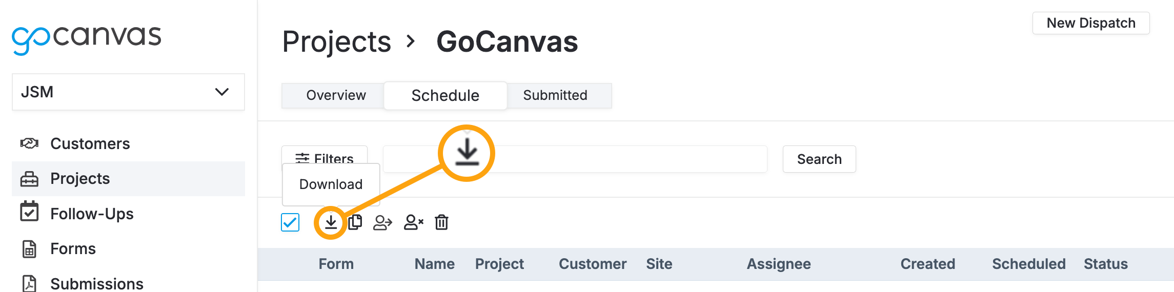 Project View_Projects_Schedule_List_Download.png