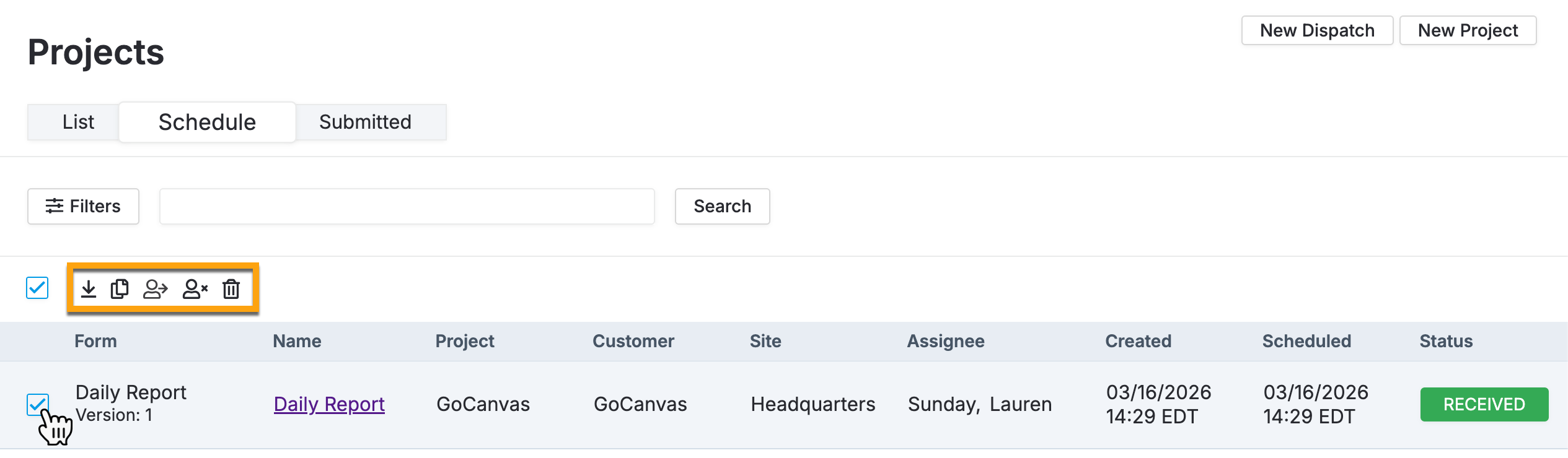 Project View_Projects_Schedule_List_Actions.png