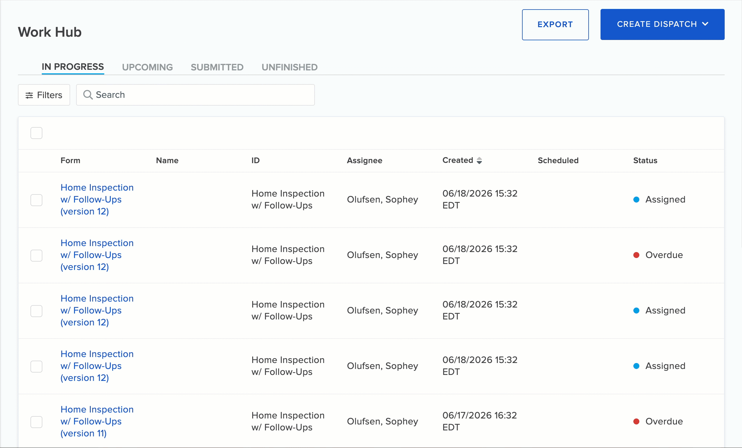 Work Hub_Submitted tab_Submission Detail_Submission Status.gif