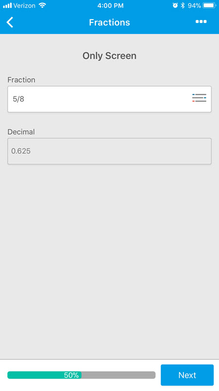 fractions and fraction math gocanvas help center how to read fractions
